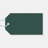 Étiquettes-cadeau Charme rustique des vacances | Étiquette-cadeau de (Dos Horizontal)