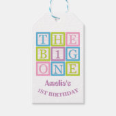 Étiquettes-cadeau Charming Blocks Pattern The Big One (Devant)