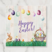 Étiquettes Cadeau Chasse aux oeufs de Pâques (Devant)