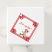 Étiquettes Cadeau Chasse aux Oeufs de Pâques Bunny Rose de la Couron (En situation)