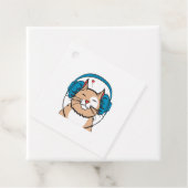 Étiquettes Cadeau chat (En situation)