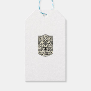 Étiquettes-cadeau Chat antique égyptien drôle Graphique - Égyptien