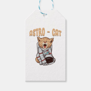 Étiquettes-cadeau Chat Astro