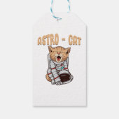 Étiquettes-cadeau Chat Astro (Dos)