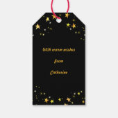 Étiquettes-cadeau Chat au foyer (Dos)