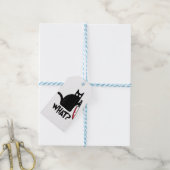 Étiquettes-cadeau Chat Ce Chat Noir Drôle Chemise Meurtre Chat Avec (Avec de laficelle)