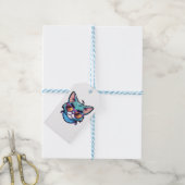Étiquettes-cadeau Chat cool avec lunettes de soleil (Avec de laficelle)