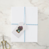 Étiquettes-cadeau Chat de Cute (Avec de laficelle)