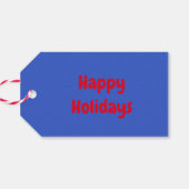 Étiquettes-cadeau Chat de Noël sur mesure (Dos Horizontal)