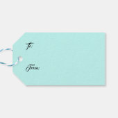 Étiquettes-cadeau Chat de Pâques Orange (Dos Horizontal)