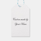 Étiquettes-cadeau chat noir (Dos)