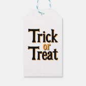 Étiquettes-cadeau Chat noir Halloween Art - Éffrayant & mignon (Dos)