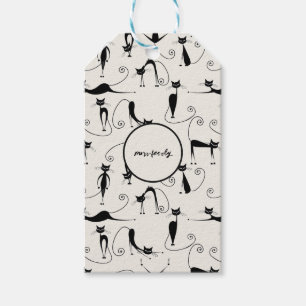 Étiquettes-cadeau Chat Purr-parfaitement personnalisable