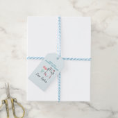 Étiquettes-cadeau Chat&Rose adorable (Avec de laficelle)