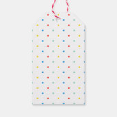 Étiquettes-cadeau Chat Tigre Coloré, Anniversaire (Dos)