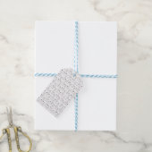 Étiquettes-cadeau Chats blancs mignons (Avec de laficelle)