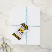 Étiquettes-cadeau Chauffage de construction Camion Bulldozer fête d' (Avec de laficelle)