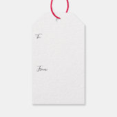 Étiquettes-cadeau Chauffage Xmas moche Ours polaire Snowman Rudolf R (Dos)