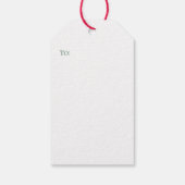 Étiquettes-cadeau Chaussure Cheval Monogram sur mesure (Dos)