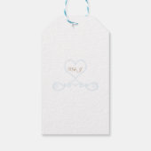 Étiquettes-cadeau Chaussure en verre Cendrillon Fête des mariées élé (Dos)