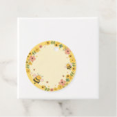 Étiquettes Cadeau Chaussure pour bébé d'abeille de miel (En situation)