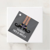 Étiquettes Cadeau Chaussures de sorcière Whimsical Halloween mignonn (En situation)