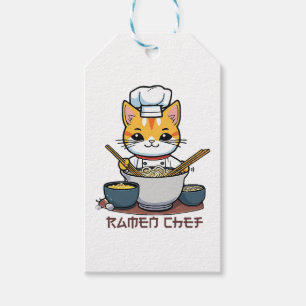 Étiquettes-cadeau Chef Ramen