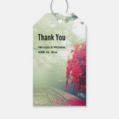 Étiquettes-cadeau Chemins de fer Misty Trails Pittoresque Merci phot (Devant)