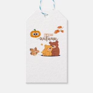 Étiquettes-cadeau Chemise Automne, Chemise Thanksgiving, Pumpki Auto