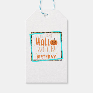 Étiquettes-cadeau Chemise cadeau d'anniversaire d'Halloween, Anniver