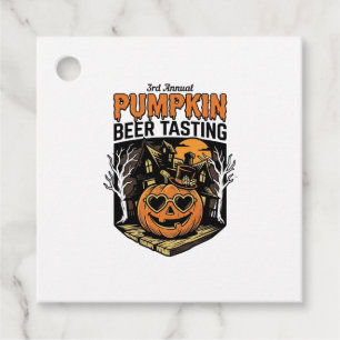 Étiquettes Cadeau Chemise d'événement Halloween Vintage de dégustati