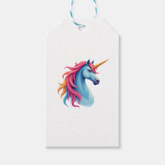 Étiquettes-cadeau Chemise Licorne Arc-en-Ciel Licorne Cheval, Sm