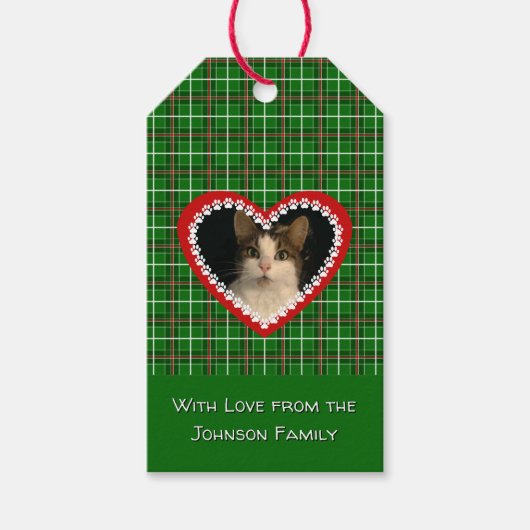 Étiquettes-cadeau Chèque de Noël (Devant)