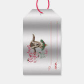 Étiquettes-cadeau CHÈQUE | Souhaits de Noël Bébé Chèvre Baisers Basc (Dos)