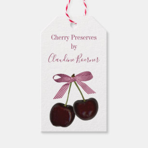 Étiquettes-cadeau Cherry Jams and Jellies Prix Cadeau Tags