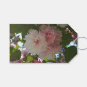 Étiquettes-cadeau Cherry Tree I Spring Floral (Devant (Horizontal))