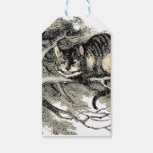 Étiquettes-cadeau Cheshire Chat Alice Wonderland Classic (Dos)