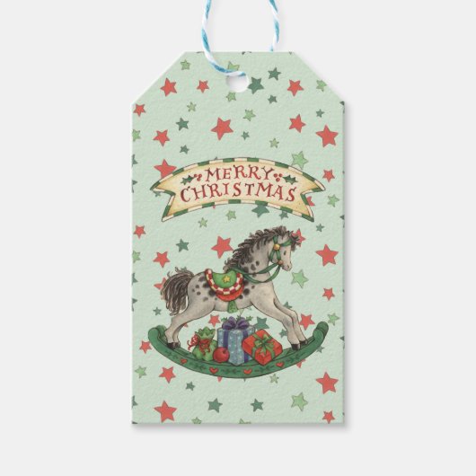 Étiquettes-cadeau Cheval (Devant)