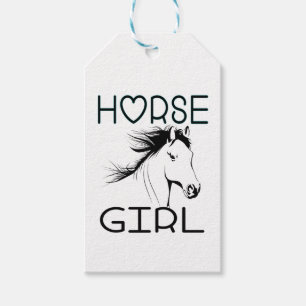 Étiquettes-cadeau Cheval adorable Chevaux équestres Adorante Cowgir