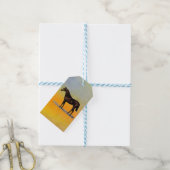 Étiquettes-cadeau Cheval Brown (Avec de laficelle)