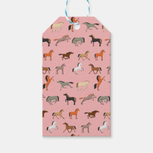 Étiquettes-cadeau Cheval Cowgirl - Cadeau, Femme et Fille Enfant