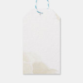 Étiquettes-cadeau Cheval d'or blanc Mexicain garçon Charro Baptême (Dos)