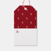 Étiquettes-cadeau Cheval du patrimoine festif | Pack de 10 vacances (Dos)