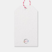 Étiquettes Cadeau Cheval Vacances (Dos)