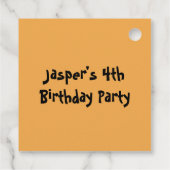 Étiquettes Cadeau Chevalier (Dos)