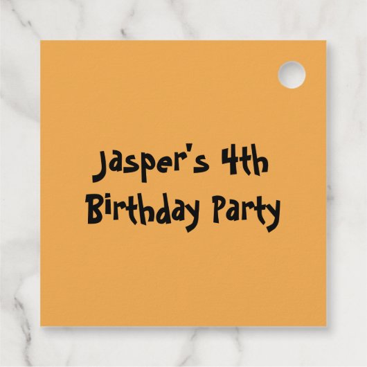 Étiquettes Cadeau Chevalier (Dos)