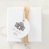 Étiquettes Cadeau Chic Barn Merci (En situation)