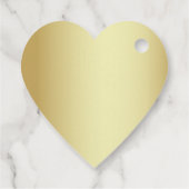 Étiquettes Cadeau Chic Gold Et Black Wedding Favoriser (Dos)