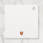 Étiquettes Cadeau Chic Mariage d'aquarelle Annapolis Maryland (Dos)