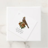 Étiquettes Cadeau Chic Vintage or et cuivre (En situation)